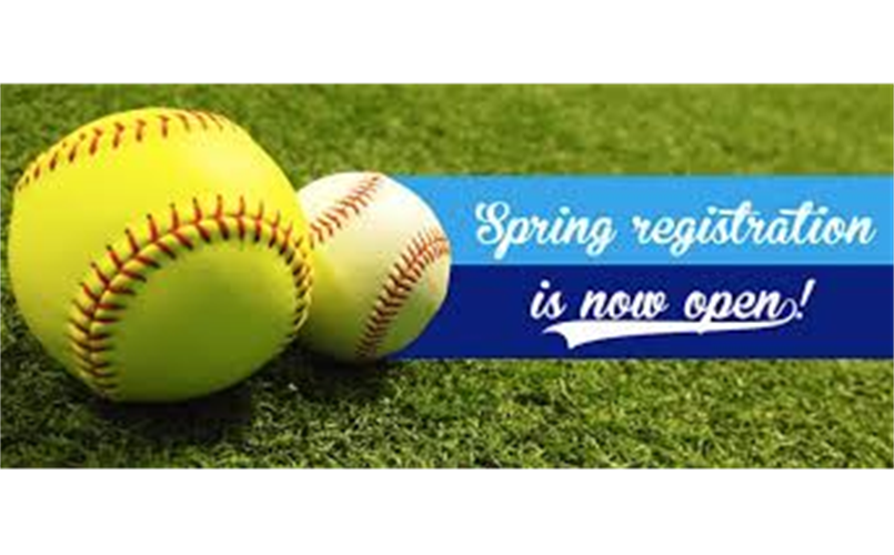 Baseball and Softball Registration Now Open!!!